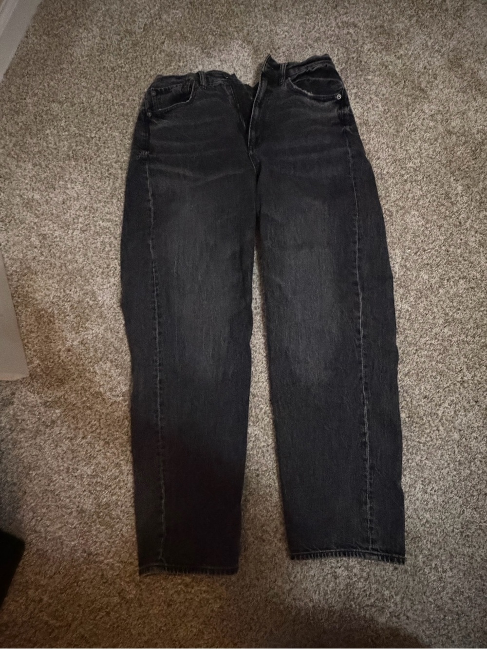 American Eagle Outfitters Black Straight Leg Jeans